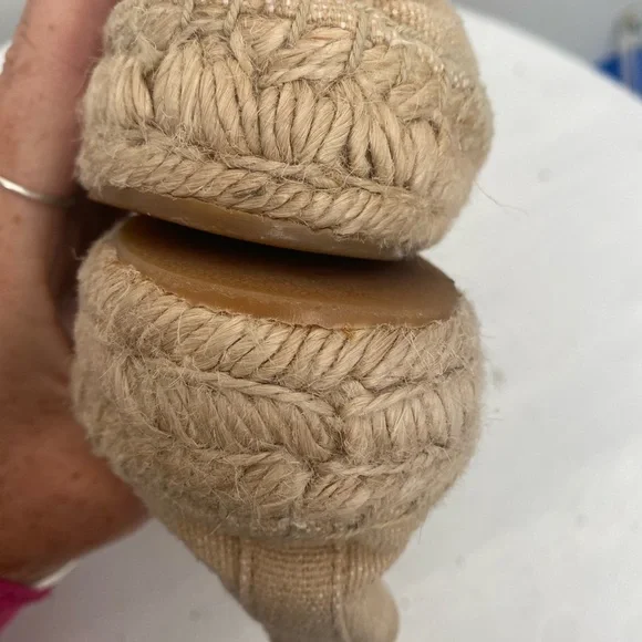 Soludos Palm Tree Smoking Slippers in Safari Embroidered Espadrilles, si… - Picture 6 of 14